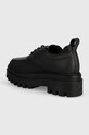 Încălțăminte Calvin Klein Jeans pantof FLATFORM LACEUP DERBY MG MTL YW0YW01502 negru