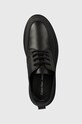 Calvin Klein Jeans félcipő FLATFORM LACEUP DERBY MG MTL fekete YW0YW01502