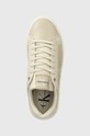 Calvin Klein Jeans sneakersy BOLD PLATF LOW LACE LTH ML MTL beżowy YW0YW01516