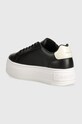 Boty Sneakers boty Calvin Klein Jeans BOLD PLATF LOW LACE LTH ML MTL YW0YW01516 černá