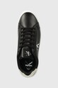 Sneakers boty Calvin Klein Jeans BOLD PLATF LOW LACE LTH ML MTL černá YW0YW01516