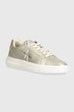 Кроссовки Calvin Klein Jeans CHUNKY CUPSOLE LACEUP LTH ML MTL синтетический золотой YW0YW01517