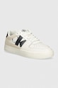 Kožené tenisky Calvin Klein Jeans CLASSIC CUPSOLE LOW NBS usňová koža biela YW0YW01520