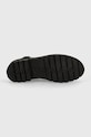 Calvin Klein Jeans mocassini in pelle COMBAT SLING MULE LTH YW0YW01521 nero