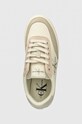 Sneakers boty Calvin Klein Jeans CLASSIC CUPSOLE LOW LACE LTH ML béžová YW0YW01527