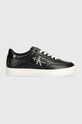 Sneakers boty Calvin Klein Jeans CLASSIC CUPSOLE LOW LACE LTH ML YW0YW01527 černá AW24