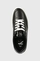 Calvin Klein Jeans sneakersy CLASSIC CUPSOLE LOW LACE LTH ML czarny YW0YW01527