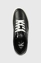 Sneakers boty Calvin Klein Jeans CLASSIC CUPSOLE LOW LACE LTH ML černá YW0YW01527