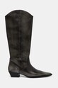 Vagabond Shoemakers cizme de piele CASSIE 5750.218.17 negru AW24