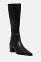 Kozačky Vagabond Shoemakers GISELLE sloupkový černá 5754.002.20