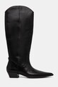 Шкіряні чоботи Vagabond Shoemakers CASSIE 5850.101.20 чорний AW24