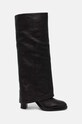 See by Chloé ghete de piele Melia peste 8 cm negru SB43061A.999