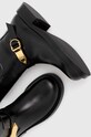 Elisabetta Franchi stivaletti alla caviglia in pelle SA56B46E2.110 nero