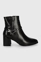Шкіряні черевики Calvin Klein ANKLE BOOT 55 W/HW LTH HW0HW02095 чорний AW24