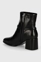 Obuwie Calvin Klein botki skórzane ANKLE BOOT 55 W/HW LTH HW0HW02095 czarny