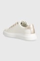 Obuwie Calvin Klein sneakersy skórzane CUPSOLE LACE UP LTH HW0HW02085 biały