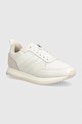 Кроссовки Calvin Klein RUNNER LACE UP SAFF MONO замш белый HW0HW02102