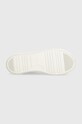 Usnjene superge Calvin Klein FF CUPSOLE LACE UP W/ML LTH HW0HW02118 bela