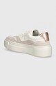 Obuwie Calvin Klein sneakersy FF CUPSOLE LACE UP W/ML MIX M HW0HW02125 biały