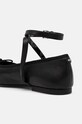 Încălțăminte MICHAEL Michael Kors balerini de piele Collette 40T4CTFP1L.001 negru