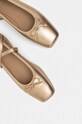 MICHAEL Michael Kors balerini de piele Collette aur 40T4CTFP1M.740
