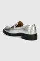 Încălțăminte MICHAEL Michael Kors mocasini de piele Eden 40T4EDMP1M.040 argintiu
