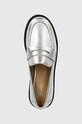 MICHAEL Michael Kors mocasini de piele Eden argintiu 40T4EDMP1M.040