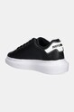 Încălțăminte Just Cavalli sneakers din piele 77RA3SB2ZPA68899 negru