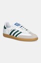 adidas Samba OG White Collegiate Green Gum grain leather white IE1331
