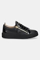 Giuseppe Zanotti sneakersy skórzane May London RW00017.008 czarny AW24