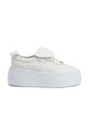 Giuseppe Zanotti sneakersy skórzane Alma platforma biały RW40021.002