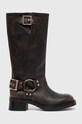 Δερμάτινες μπότες Steve Madden Beau SM11003069.207 καφέ AW24