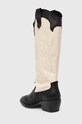 Obuv Kožené kovbojské topánky Steve Madden Wenda SM11003097.031 čierna
