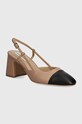 Steve Madden czółenka Zeina imitacja skóry licowej beżowy SM11003126.TNB