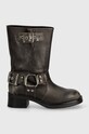 Steve Madden botki skórzane Blessing SM11003172.DGL brązowy AW24