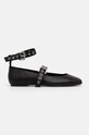 Kožené balerínky Steve Madden Macbeth SM11003189.017 čierna AW24