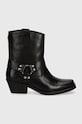 Шкіряні черевики Steve Madden Quintana SM11003295.017 чорний AW24