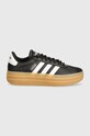 Кожаные кроссовки adidas Vl Court Bold IH3081 чёрный AW24