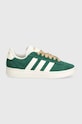 Замшеві кросівки adidas Grand Court Alpha IH3850 зелений AW24