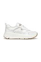 Geox sneakersy skórzane D DIAMANTA płaska biały D36UFE.00046.C1000
