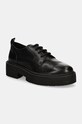 Geox pantofi de piele D SPHERICA EC7 piele negru D36VDH.00043.C9999