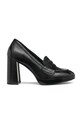 Geox pantofi de piele D TEULADA gros negru D36VLD.00043.C9999