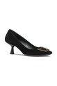 Geox tocuri din piele intoarsa D GISELDA R D46MHC.00021.C9999 negru AW24