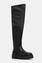 Geox cizme D SPHERICA EC7 pana la 5 cm negru D46VDC.0BC43.C9999