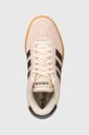 Замшеві кросівки adidas Vl Court Bold рожевий JI2910