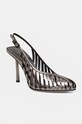 Le Silla szpilki Chanel Cage 5-8 cm srebrny 3402C090BMPPMRA922