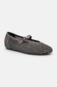Baleríny Le Silla Ballerina Gilda stříbrná 0189C020MTPPSTE922
