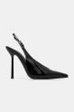 Le Silla pantofi cu toc Chanel Clivage 4225C100BLPPKAB001 negru AW24