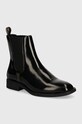 Gant ghete chelsea de piele Fayy neizolat negru 29551772.G00