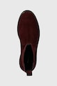 Gant botine din piele intoarsa Aligrey burgundia 29553763.G553